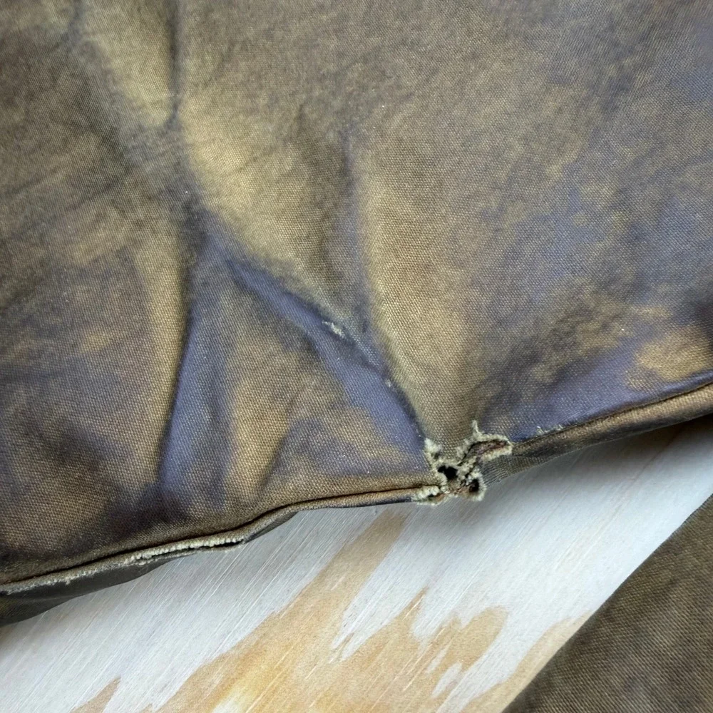 VTG Filson Shelter Cloth Waterfowl Coat Mens M Brown Waxed Canvas Hunting Jacket